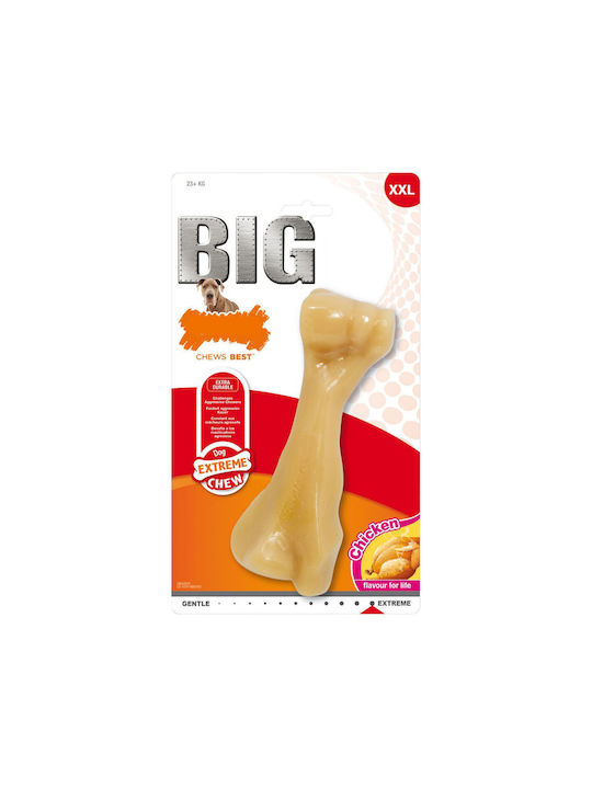 Nylabone Υφασμάτινο Παιχνίδι Κόκκαλο Σκύλου Μασητικό με Γεύση Κοτόπουλο Μπεζ 1τμχ
