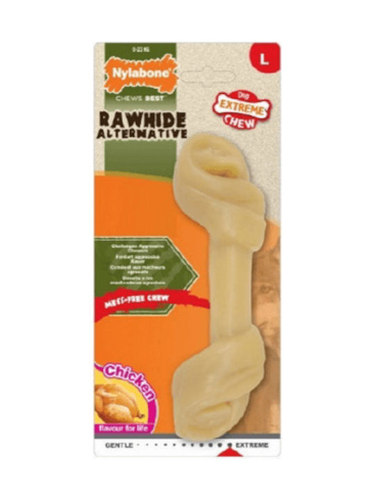 Nylabone Игра Кокал Куче с Вкус Пилешко Бежов 1бр