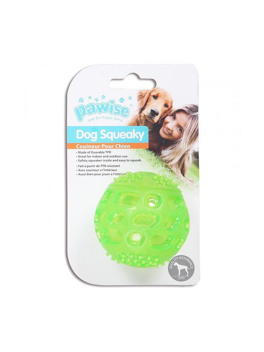 Pawise Squeaky Πλαστική Μπάλα Παιχνίδι Σκύλου με Ήχο 6.5εκ. Πράσινη 1τμχ
