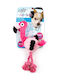 All For Paws "DJ Flamingo" Σχοινί Παιχνίδι Σκύλου με Ήχο 22εκ. Ροζ 1τμχ