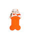All For Paws Mat Пластмаса Игра Кокал Куче Small 20εκ. Оранжев 1бр