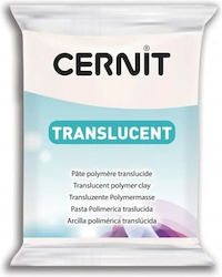 Cernit Translucent Полимерна Глина Бялς 56гр