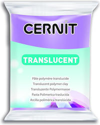 Cernit Translucent Violet Πολυμερικός Πηλός 56gr