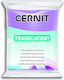 Cernit Translucent Violet Πολυμερικός Πηλός 56gr
