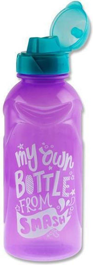 Smash Kids Water Bottle Plastic Purple 350ml