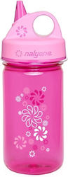 Nalgene Πλαστικό Παιδικό Παγούρι Ροζ 350ml