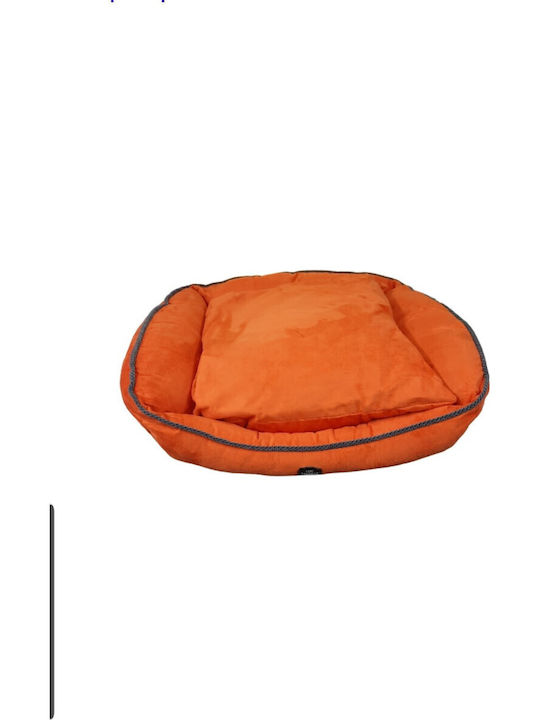 Poof Pat pentru câini Portocaliu 70x70cm.
