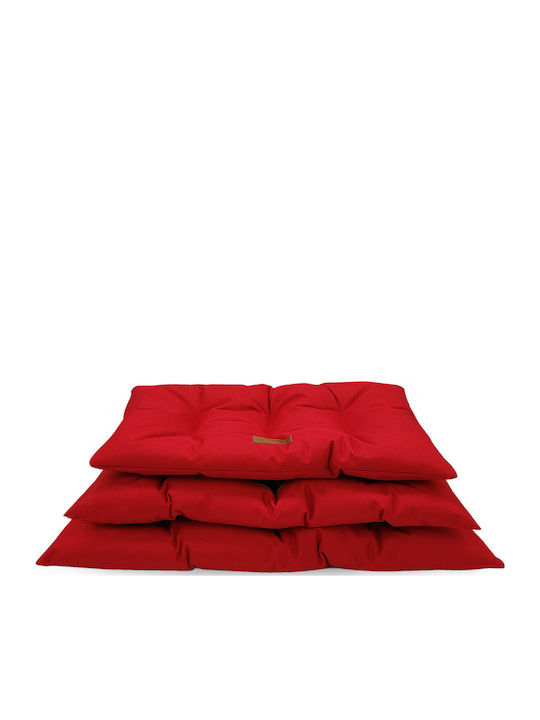 V.I.Pets Μαξιλάρι Σκύλου Ορθογώνιο Κόκκινο 120x90εκ.