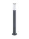 Polux Outdoor Floor Lamp Small Post for E27 Socket Gray