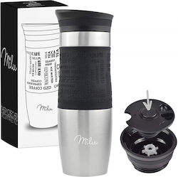Milu Kids Θερμός 450ml Μαύρο
