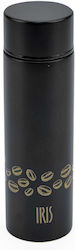 Iris Barcelona Bottle Thermos Stainless Steel Black 140ml