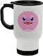 Koupakoupa Stainless Steel Thermos Bottle 450ml Multicolour with Handle and Straw