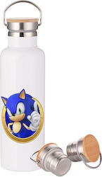 Koupakoupa Μπουκάλι Θερμός Ανοξείδωτο 750ml Λευκό
