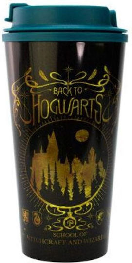Blue Sky Studios Hogwarts Μπουκάλι Θερμός Πλαστικό BPA Free 450ml Πολύχρωμο