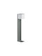 Steinel Steinel Outdoor Floor Lamp Small Post 9.5W with Warm White Light IP44 Gray