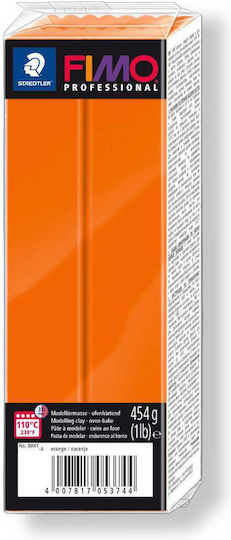 Staedtler Fimo Professional Polymeric Modelling Clay Orange 454gr