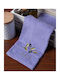 Silk Fashion Kitchen Towel Made of 100% Cotton in Purple Colour 30x50cm 12 Pieces