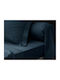 Douceur d'Intérieur Sheet for Single Bed 90x190cm. Percaline Blue