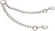 Croci Dog Leash/Lead Chain in Silver color 45cm