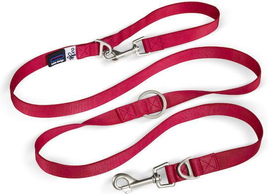 Curli Hundeleine/Führleine Riemen in Rot Farbe 2m x 2cm