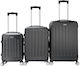 Traveleo Travel Suitcases Hard Black Maximum He...