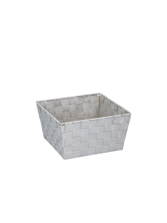 Aria Trade Storage Basket Plastic Gray 25x25x14cm 1pcs