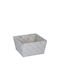 Aufbewahrungskorb Kunststoff Gray 25x25x14cm 1Stück