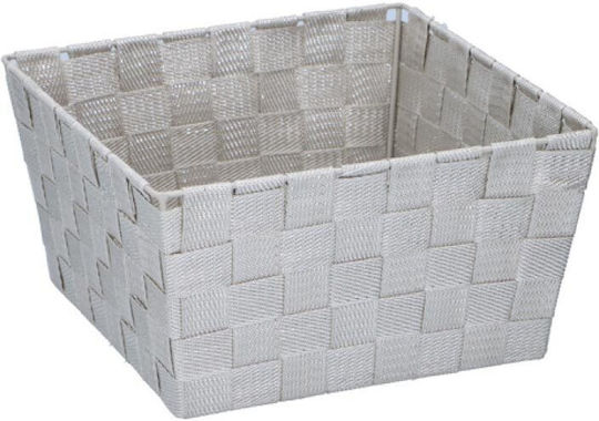 Coș de Depozitare Plastic Gri 25x25x14cm 1buc
