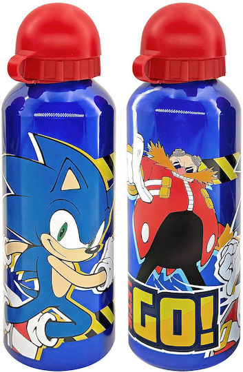 Justnote Sonic Παιδικό Παγούρι Αλουμινίου Μπλε 500ml