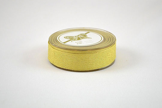 Kappa Decor Stoff Band Monochrom Gold 9meters mit Breite 23mm