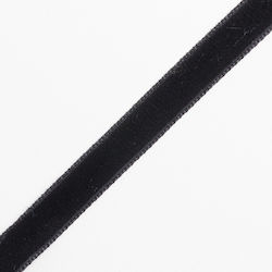 Vostex Samt Band Monochrom Schwarz mit Breite 10mm Vostex Samt Band Monochrom Schwarz mit Breite 10mm