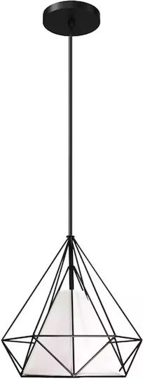 Stimeno Pendant Light White Rail with Socket E27 25cm