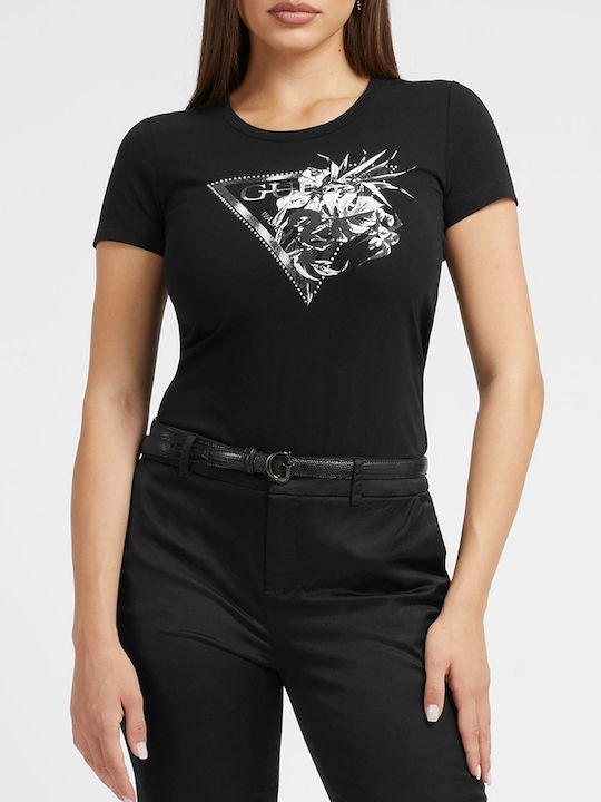 Guess Damen T-shirt Schwarz