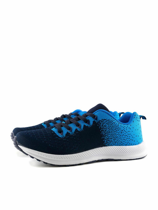 Love4shoes Herren Sneakers Blau