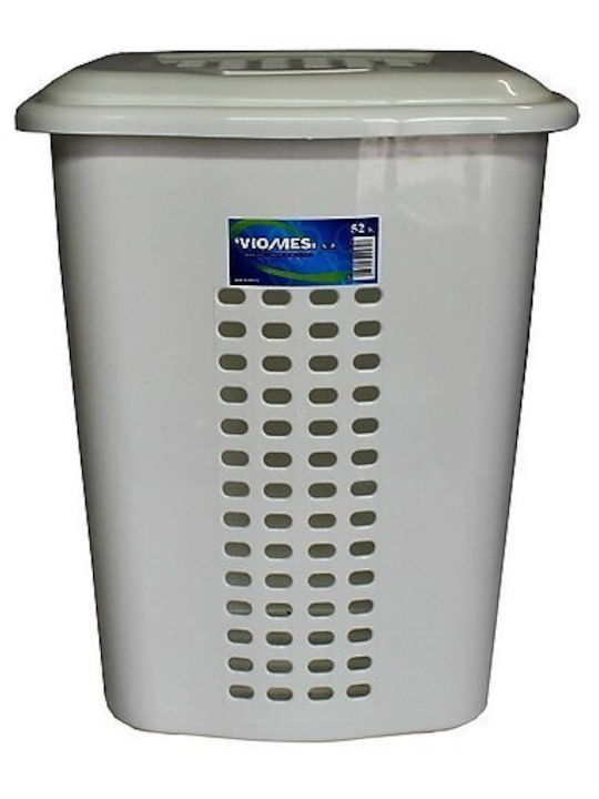 Laundry Basket Plastic with Cap 43x36x55cm