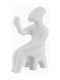 Soldatos Decorative Statuette made of Stone Cycladic Figurine 10.5x10.5x17cm 1pcs