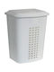 Viomes Coș De Rufe Din Plastic 52lt Cu Capac 43x36x55cm Alb