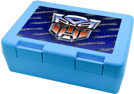 Koupakoupa Transformers Plastic Kids' Food Container Transformers Light Blue x x 6.5cm