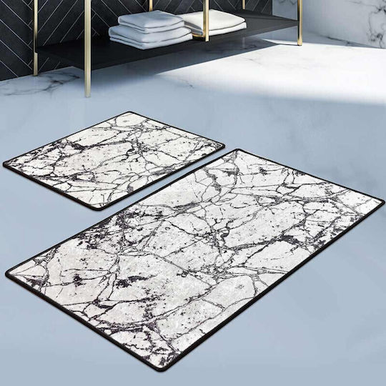 Chilai Home Σετ Πατάκια Μπάνιου 359CHL2459 Γκρι 2τμχ