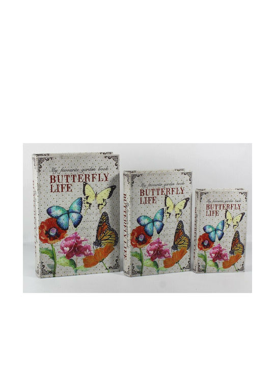 Etoile Сет декоративни кутии във формата на книга 3бр