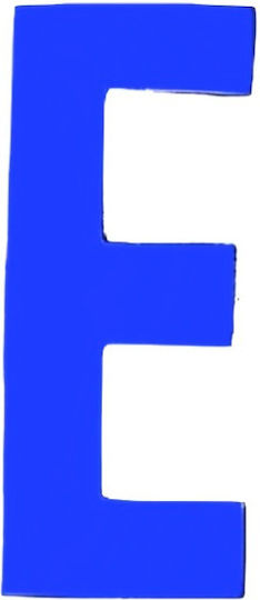 Sign with Text in Blue Color 3cm 6308000000039