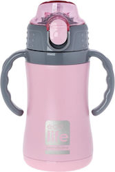 Ecolife Bottle Thermos 300ml Pink Ecolife Bottle Thermos 300ml Pink