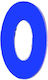 Sign with Text in Blue Color 5cm 6308000000154