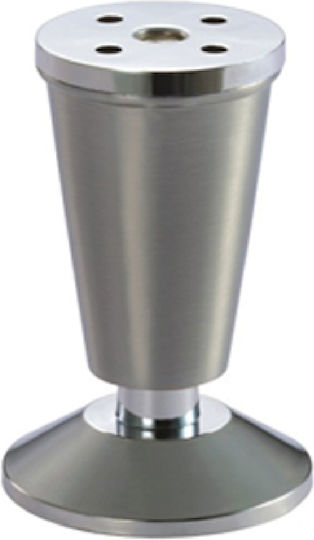 GTC Metallic Furniture Leg Suitable for Couch / Cupboard / Wardrobe Silver