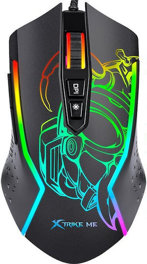 Xtrike Me GM-327 RGB Gaming Ποντίκι 8000 DPI Μαύρο