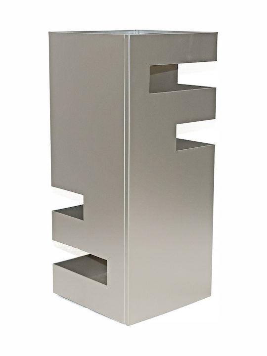 Import Hellas Metallic Umbrella Rack Silver 19x...