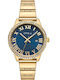 DAS.4 Damen Uhr mit Gold Metallarmband