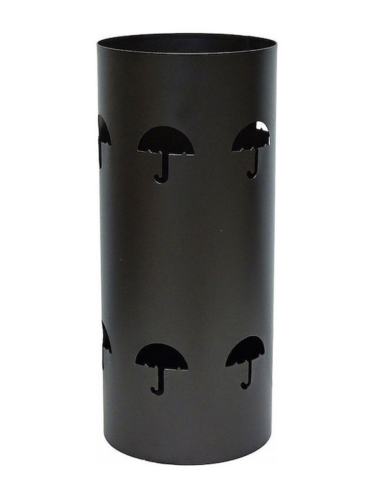 Import Hellas Ομπρελοθήκη Μεταλλική 057 Μαύρη 19x19x43.5cm