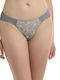 Damen Brasilien Nahtlos mit Spitze Beige