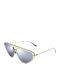 Dior Women's Sunglasses with Silver Frame and Silver Mirror Lens DIORULTIME2 8310T